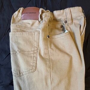 BoysLucky Brand tan jeans